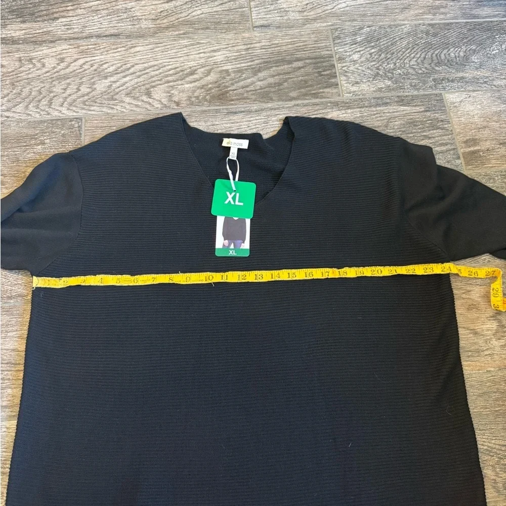 Ella Moss Black V-Neck Sweater